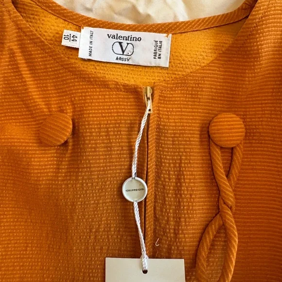 Valentino Women's Orange Blouse